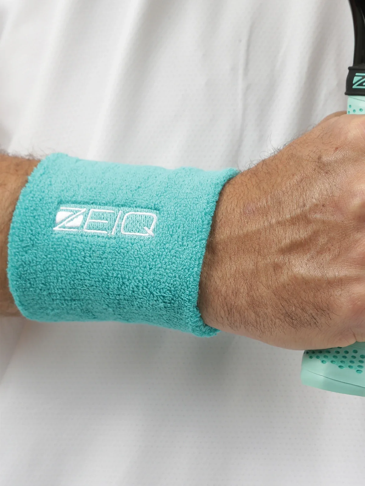 Munhequeira Ace Zeiq Verde Agua Branca