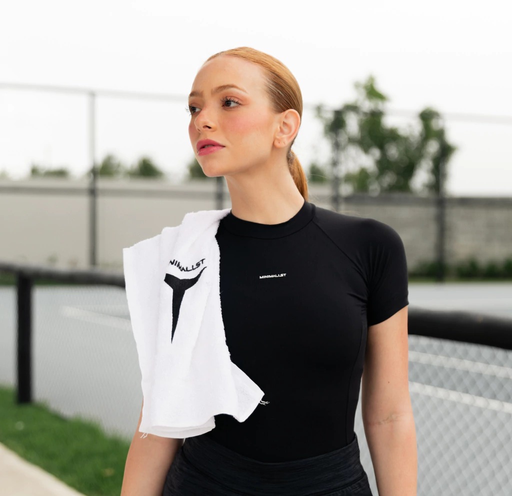 Camiseta Compressão Feminina Minimalist Preta