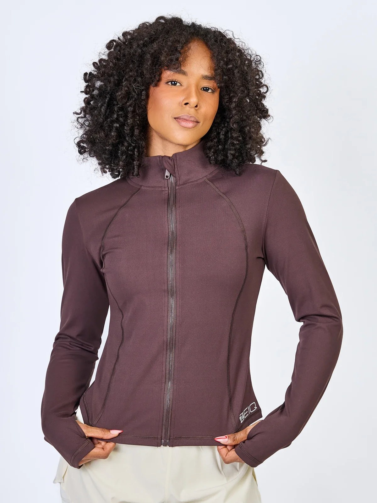 Jaqueta Esportiva Zeiq Soft Cacau