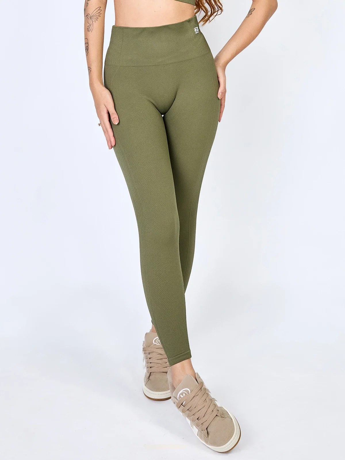Calça Zeiq Fit Mesh Oliva Verde