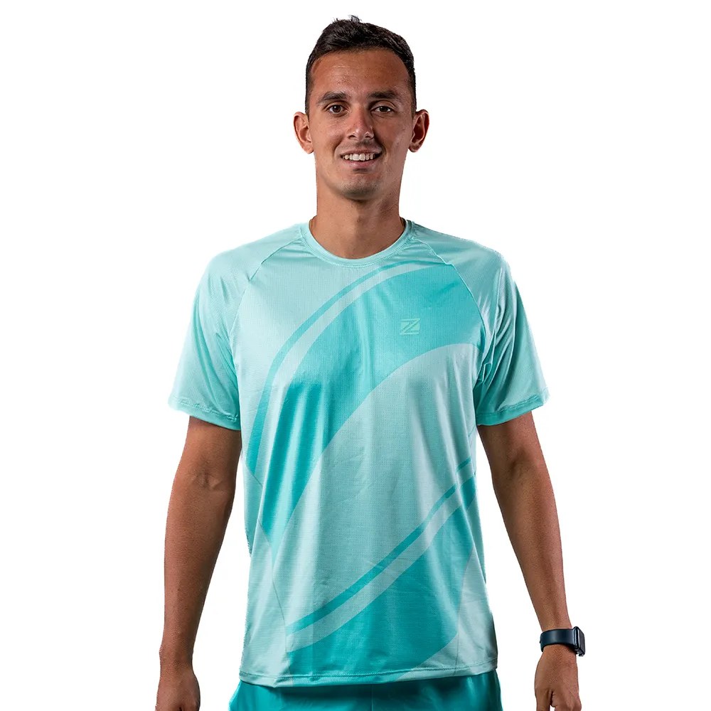 Camiseta Zeiq Estampa Verde Agua Lucas Cherione