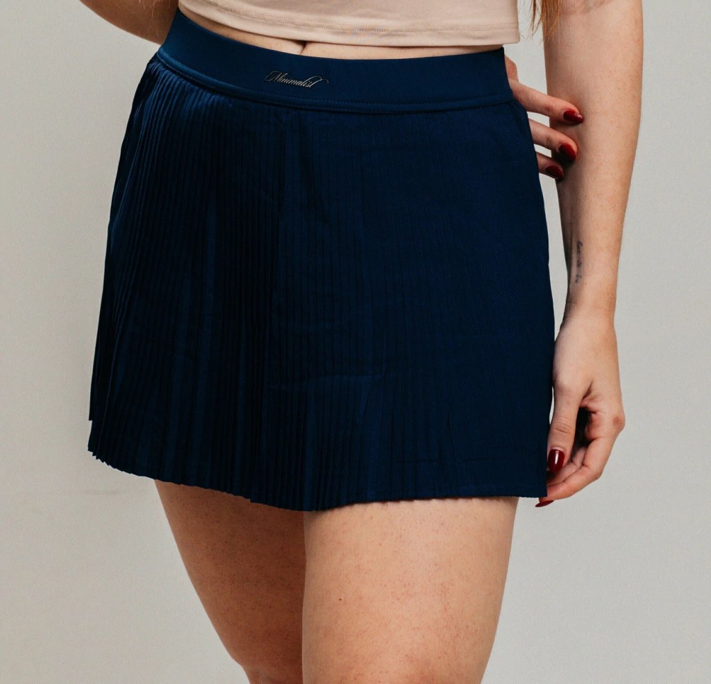 Short Saia Minimalist Azul Marinho