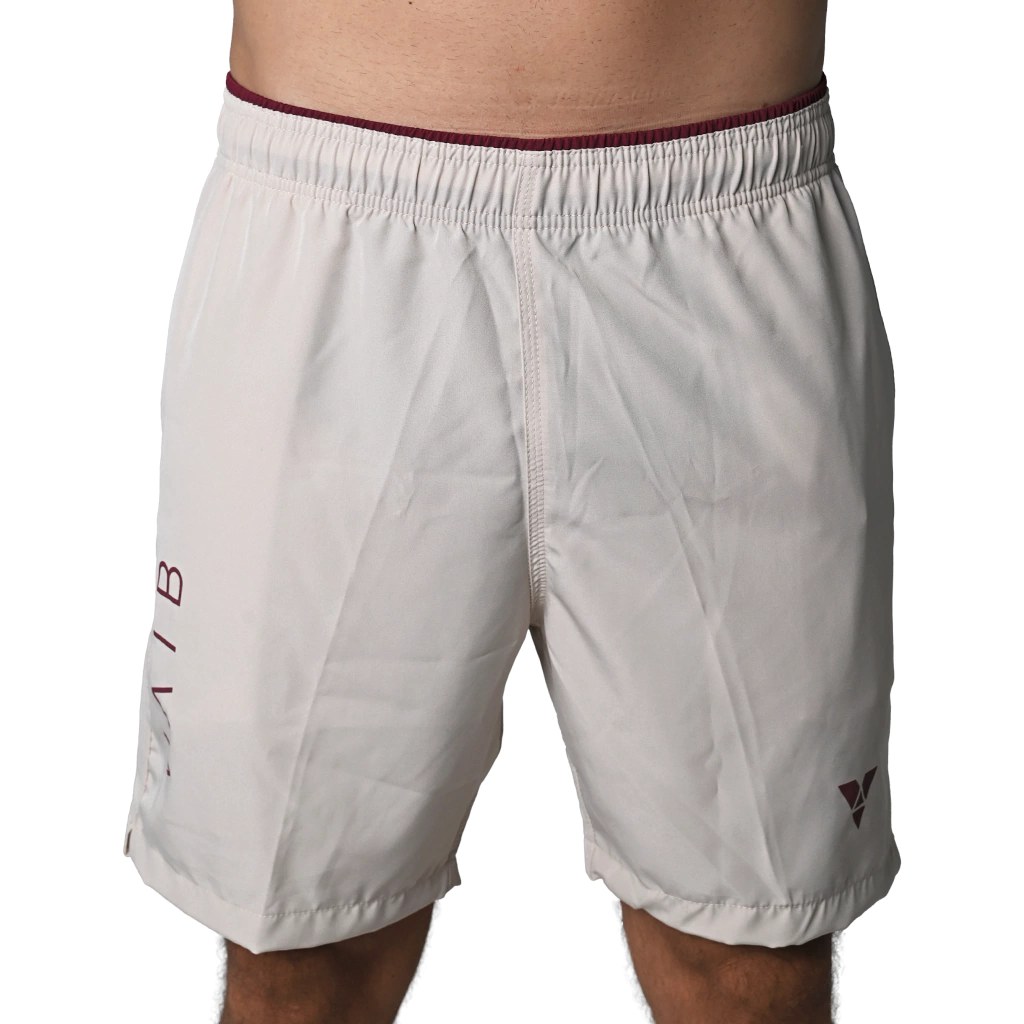 Short Vaib Classic Bege e Bordô