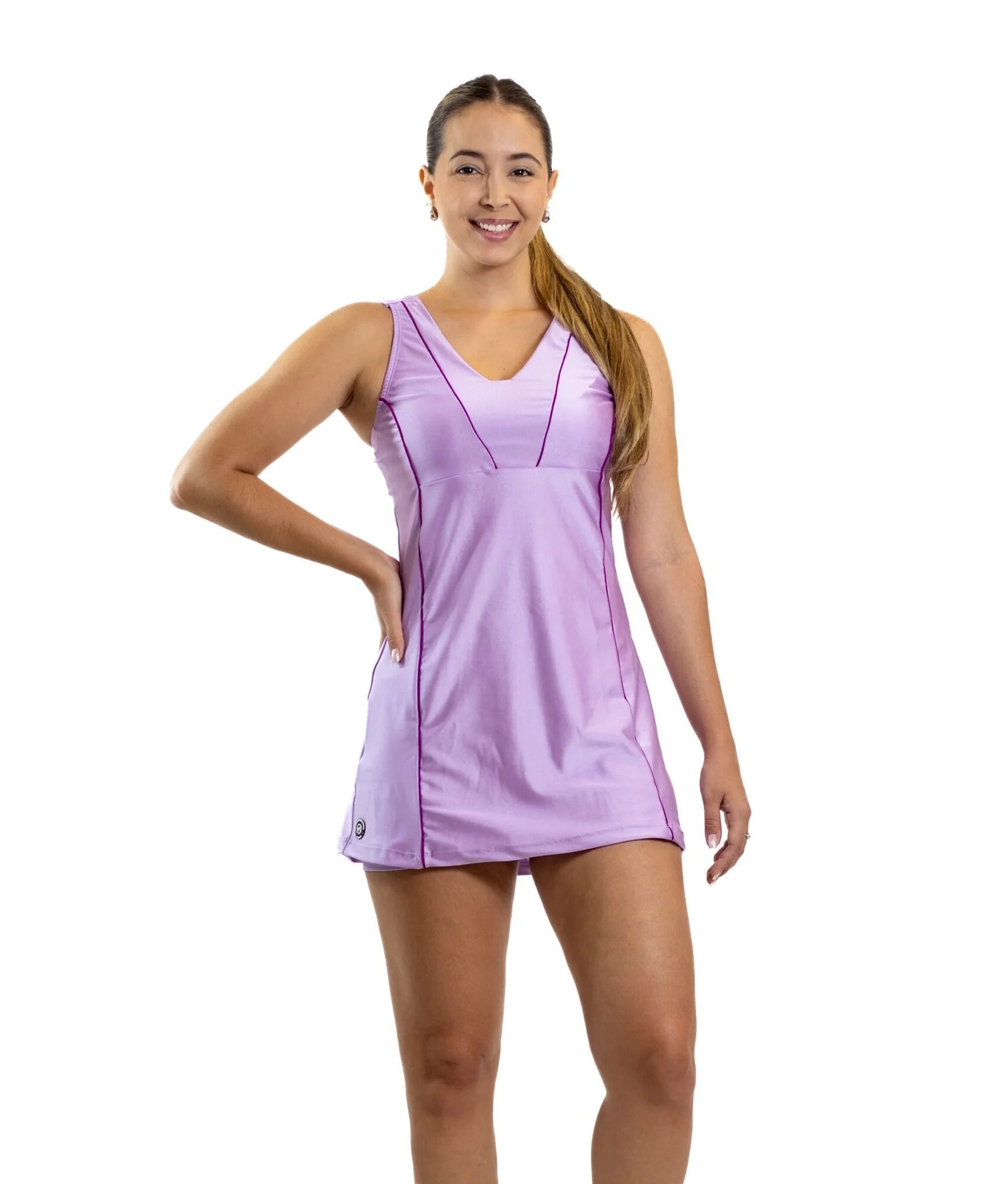 Vestido Maniacs Baía dos Golfinhos Lilás