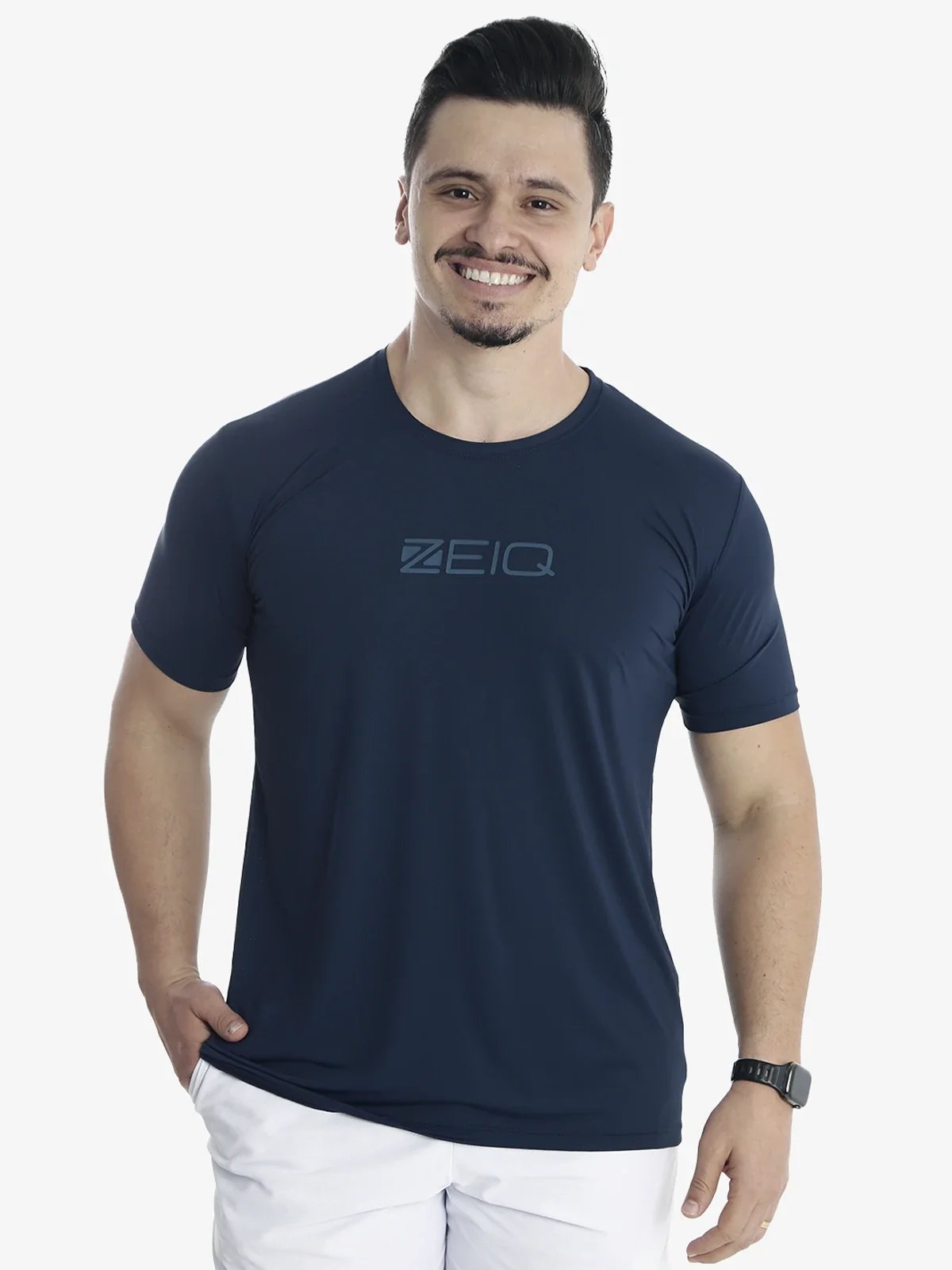 Camiseta Zeiq Slim Dry Dark Blue