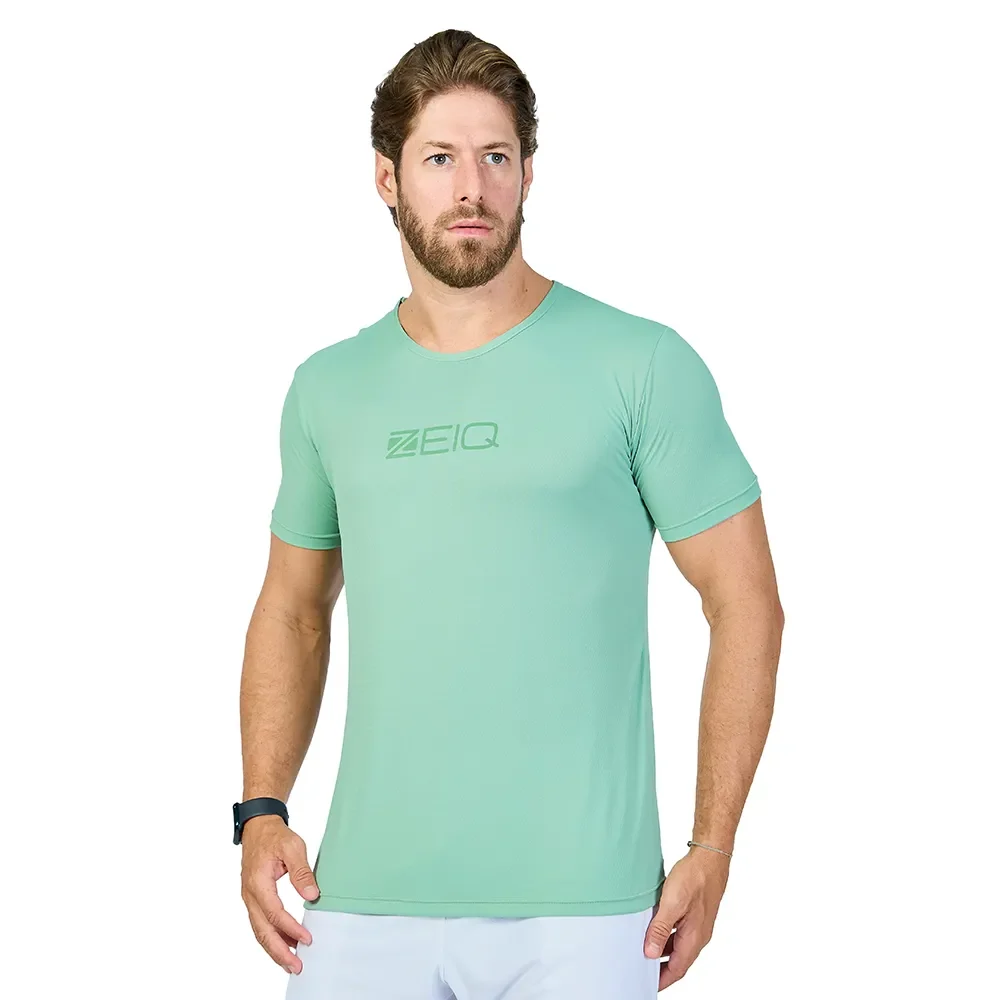 Camiseta Zeiq Slim Pistache